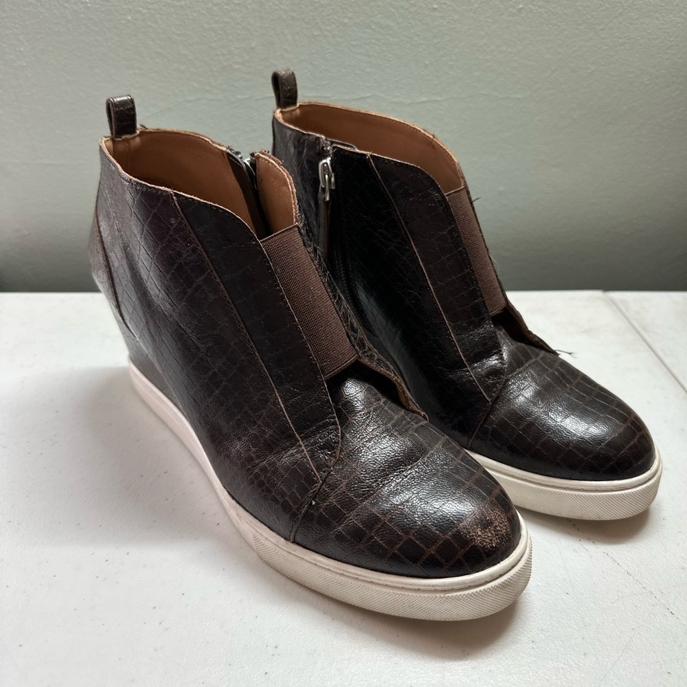 linea paolo wedge sneaker